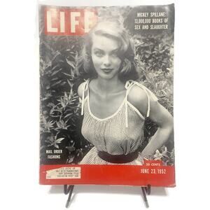 Life Magazine June 23 1952 Mickey Spillane Mail Order Fashions